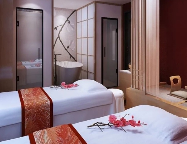 杭州临平高端会所桑拿环境展示（九）快乐驿站，体验水疗